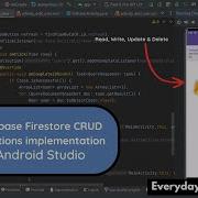 How To Implement Firestore Database And CRUD Functions In Android Studio