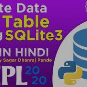 Delete Data From Table Using SQLite3 5 Database In Python SQLite3 Tutorial SQLite SDP Guruji