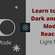 Light Dark Mode Toggle In React Js