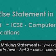 Class 10 Class 9 Class 8 If Else Statement In Java With Suitable Example In BlueJ