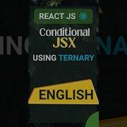 React JS JSX Conditional Rendering Ternary Operator React JS Tutorial React Js Shorts Reel