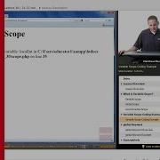 PHP Variable Scope