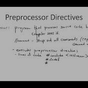 15 Preprocessor Directives