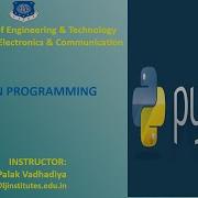 SESSION 19 PYTHON PROGRAMMING REVISION
