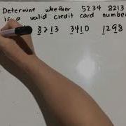 Application Of Modular Arithmetic Validating Credit Card Number