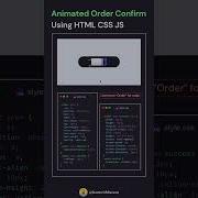 Animated Order Confirm Button HTML CSS JS Next Level Animation Button Order Confirm Animation
