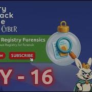 TryHackMe Advent Of Cyber Day 16 Windows Registry Forensics