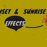 Sunrise And Sunset Animation In Flash