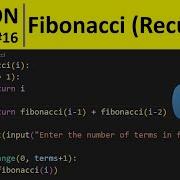 Python Program 16 Print Fibonacci Series Using Recursion In Python