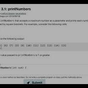 Exercise 3 1 PrintNumbers Java Tutorial Practice It