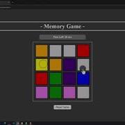 Memory Game Using HTML CSS And JavaScript With Source Code