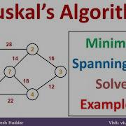 1 Kruskals Algorithm How To Find Minimum Spanning Tree Greedy Search Algorithm By Dr Mahesh Huddar