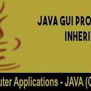 Computer Science Introduction To JAVA GUI JAVA GUI Program Inheritance Unit 5