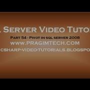 Pivot In Sql Server 2008 Part 54
