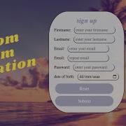 Custom Form And Form Validation Using HTML CSS And JAVASCRIPT