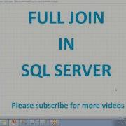 Full Outer Joins In Sql SQL Outer Joins