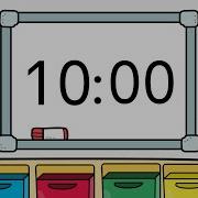 Classroom 10 Minute Rotation Timer 2 Minute Clean Up Timer