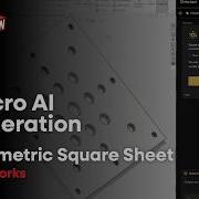Demo Macro Parametric Square Sheet With Progessive Hole Pattern Solidworks