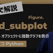 こつこつPython PythonでFigureオブジェクトに複数グラフを表示する方法 Figure Add Subplot