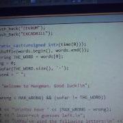 Programming Hangman Take 2