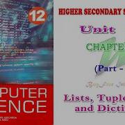 Chapter 9 Part 3 List Tuples Sets And Dictionary Tamilnadu Board 12th Computer Science