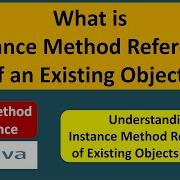 What Is Instance Method Reference Of An Existing Object Java 8 Method Reference