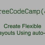 Create Flexible Layouts Using Auto Fit