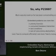 Embedded Asynchronous Abstraction C Implementing Senders Receivers Without An OS Ben Deane