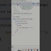 Pattern Part 18 Java Program Shorts Java