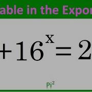 Variable In The Exponent