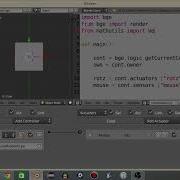 UPBGE Player Rotation With Mouse Python