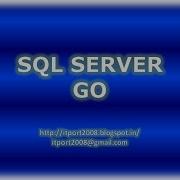 GO Command In SQL Server