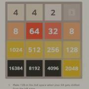 2048 Lessons How To Make 64 And Then 128 When Your 64 Gets Shifted Part 1
