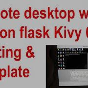 Remote Desktop With Python 02 Flask Routing Template
