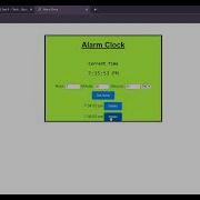 How To Make A Simple Alarm Clock Using HTML CSS And JavaScript