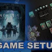 Nemesis Retaliation GAME SETUP Sci Fi Survival Horror Board Game Review