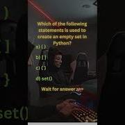 Very Important Python MCQ 13 Shorts MCQ Pythonprogrammer Coding Cs With Durgesh Malakar