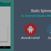 Static Spinner In Android Studio With Java