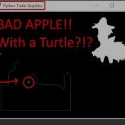 Bad Apple Played On A Python Turtle