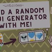 Livecoding Building A REG Random Emoji Generator