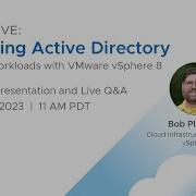 VSphere LIVE Protecting Active Directory And Other Workloads Using VMware VSphere