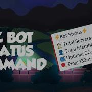 How To Make Advanced Easy Bot Status Command BDFD