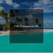 CSS Transparent Div Background Quick CSS Tips And Tricks