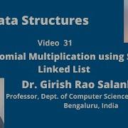 31 Polynomial Multiplication Using Singly Linked List