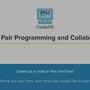 CodeHS Webinar Virtual Pair Programming