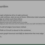 CS141 Fleury S And Hierholzer S Algorithms