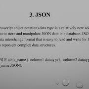Complex Data Types