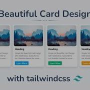 Beautiful Simple Card Design Using Tailwind CSS