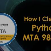 How I Cleared The Python MTA 98 381 Certification
