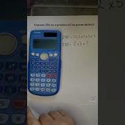 GCSE Revision Product Of Prime Factors With A Calculator